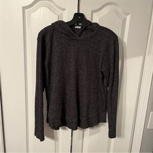 Wilt Women’s Hooded Shirt Pullover Gray Long Sleeve Size Small Hoodie